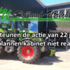 Wij steunen de actie van 22 juni! Stikstofplannen kabinet zijn niet realistisch! Holland-Utrecht stikstof actie 22 juni