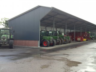 Nieuwe loods bij Fendt dealer Holland-Utrecht